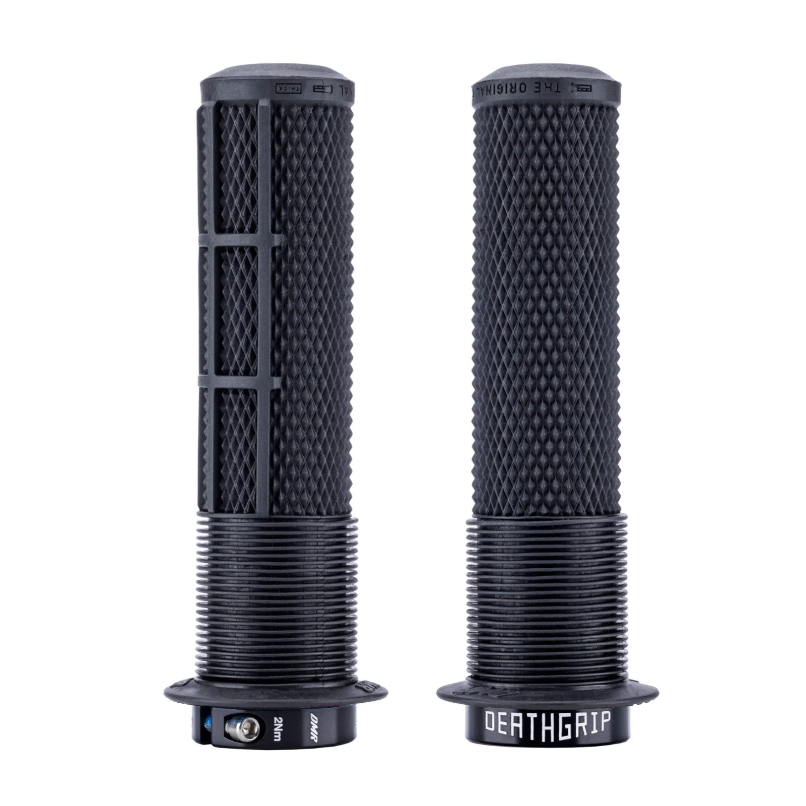 DMR DeathGrip 2 Black Thin Flanged Race Bike Handlebar Grips Alternate 1