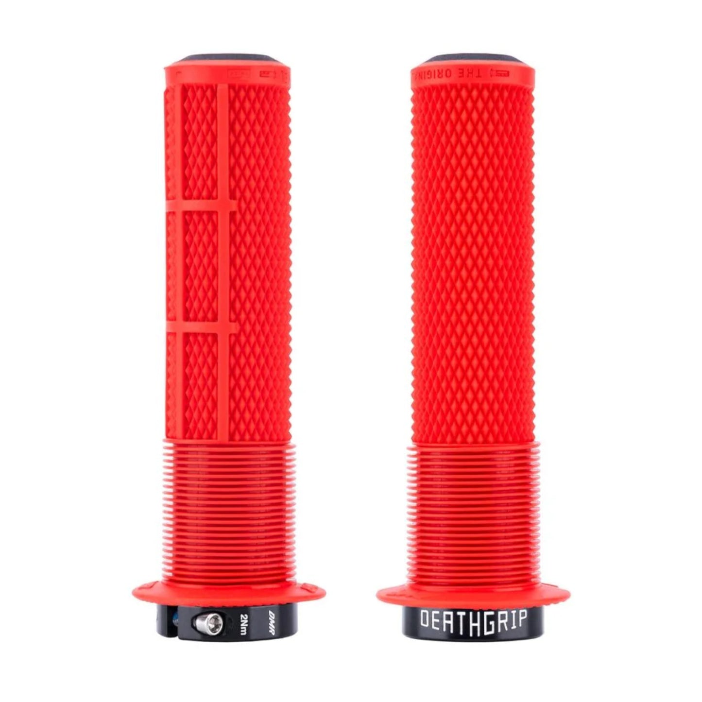 DMR DeathGrip 2 Red Thick Flanged Bike Handlebar Grips Alternate 1