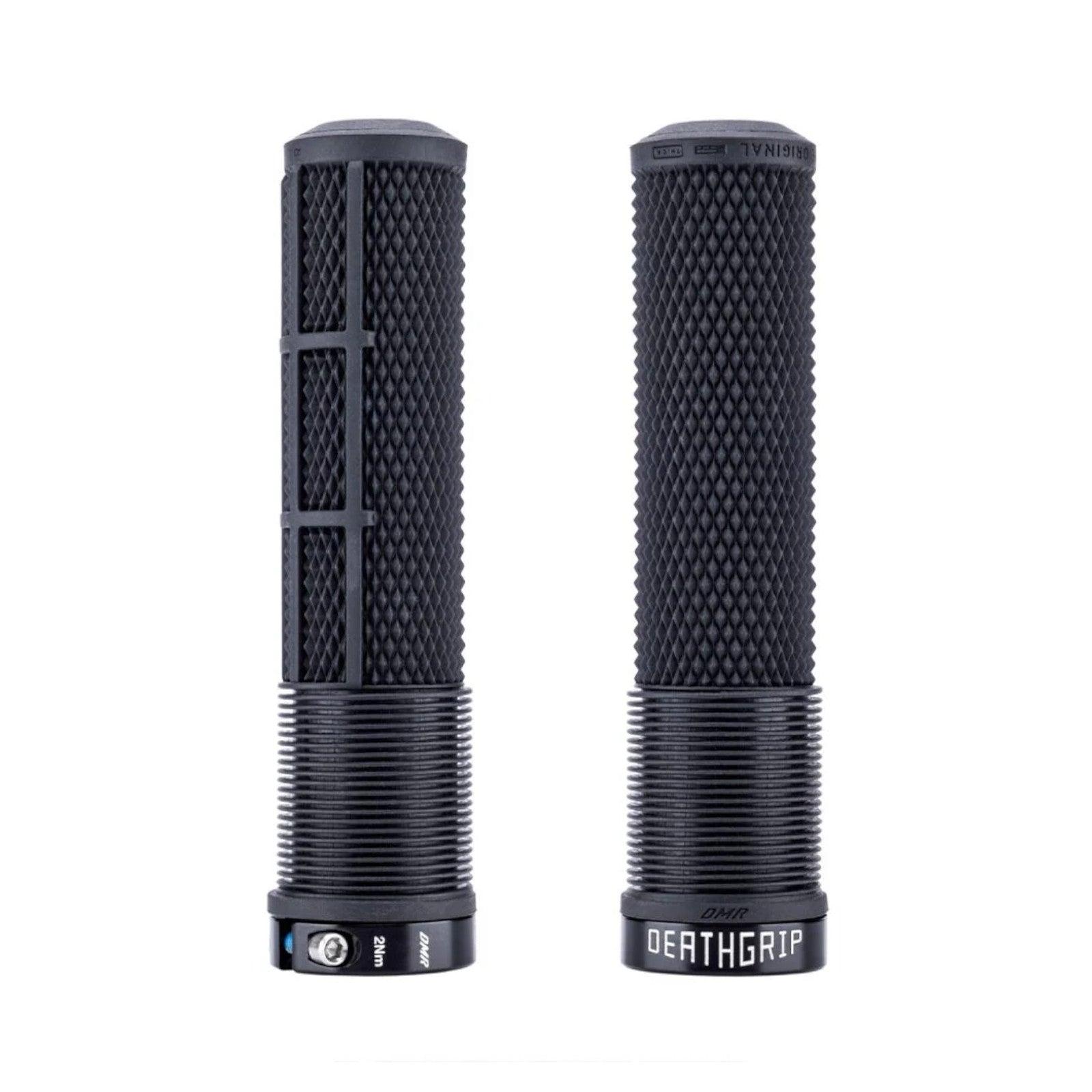 DMR DeathGrip 2 Black Thin Flangeless Bike Handlebar Grips Alternate 1