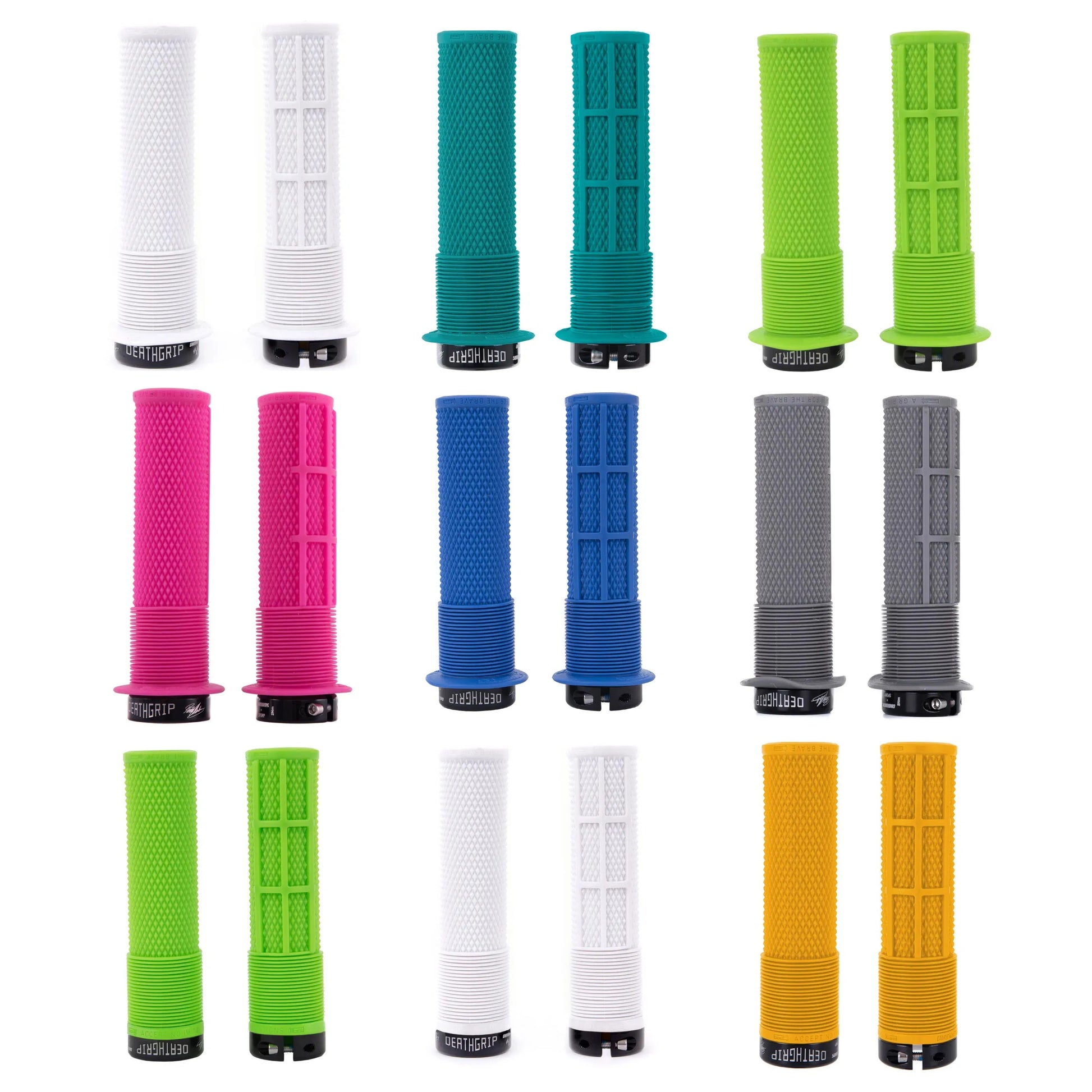 DMR Brendog Deathgrip Thick Sick Green Bike Handlebar Grips  Collection