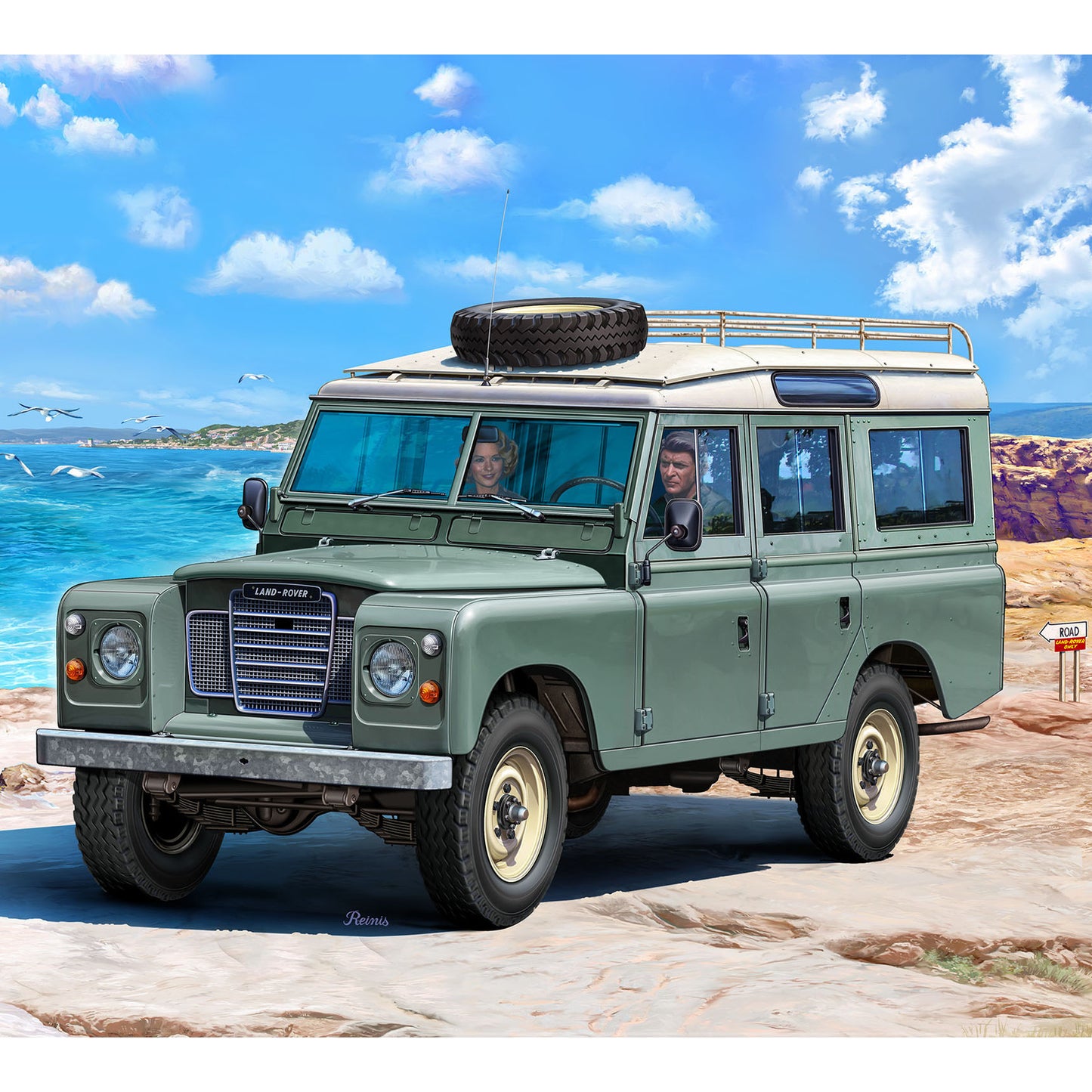 Revell Land Rover Series III 1:24 Classic 4x4 Model Kit