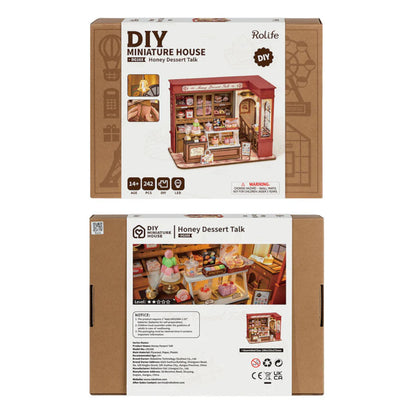 Rolife Honey Dessert Talk DIY Miniature House DG168 3D Puzzle Alternate 3