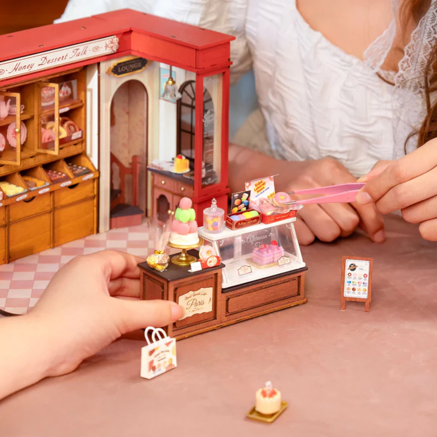 Rolife Honey Dessert Talk DIY Miniature House DG168 3D Puzzle Alternate 2