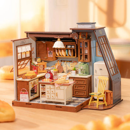 Rolife Baking Kitchen DIY Miniature House DG172 3D Puzzle Alternate 1
