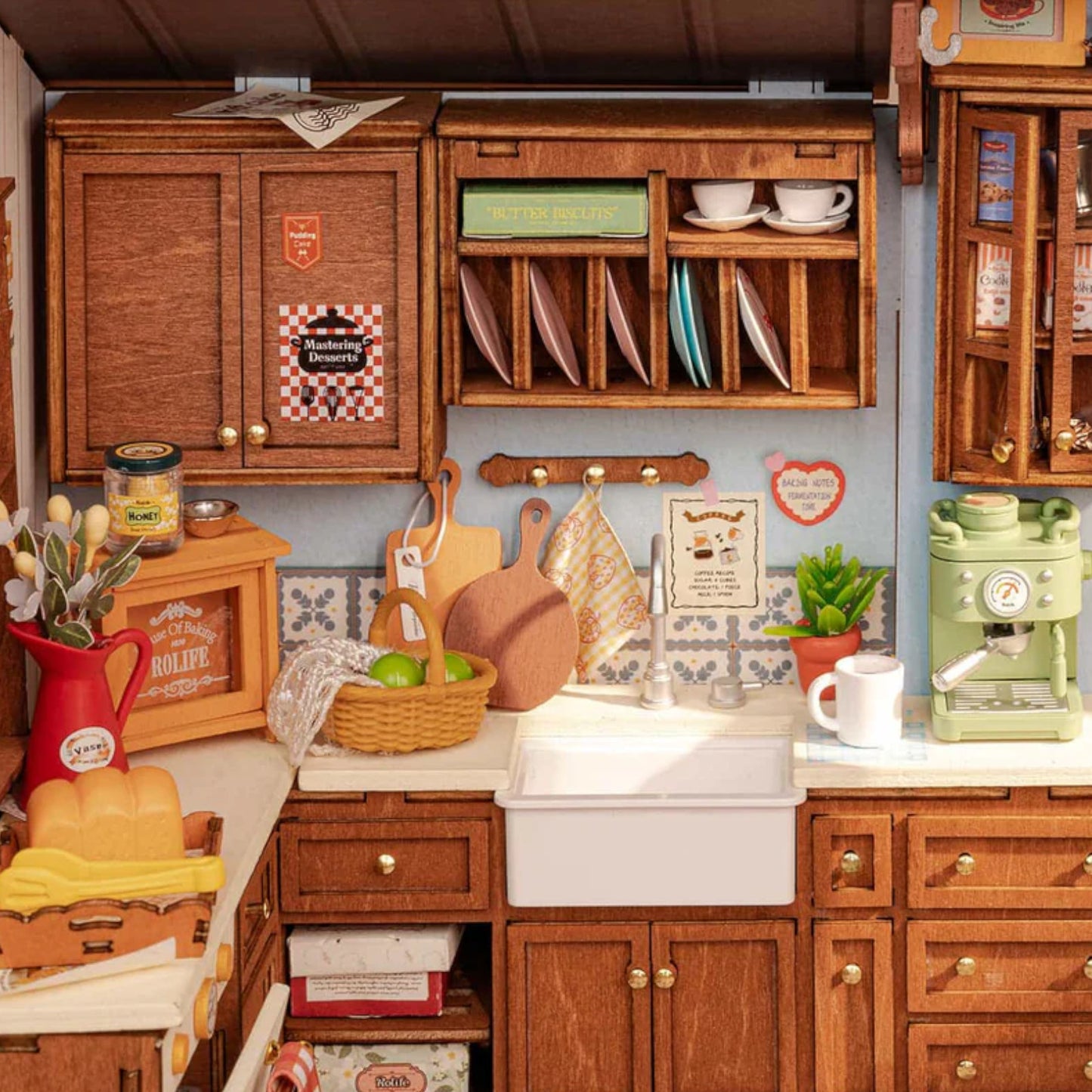 Rolife Baking Kitchen DIY Miniature House DG172 3D Puzzle Alternate 2