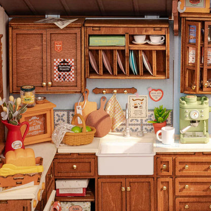 Rolife Baking Kitchen DIY Miniature House DG172 3D Puzzle Alternate 2