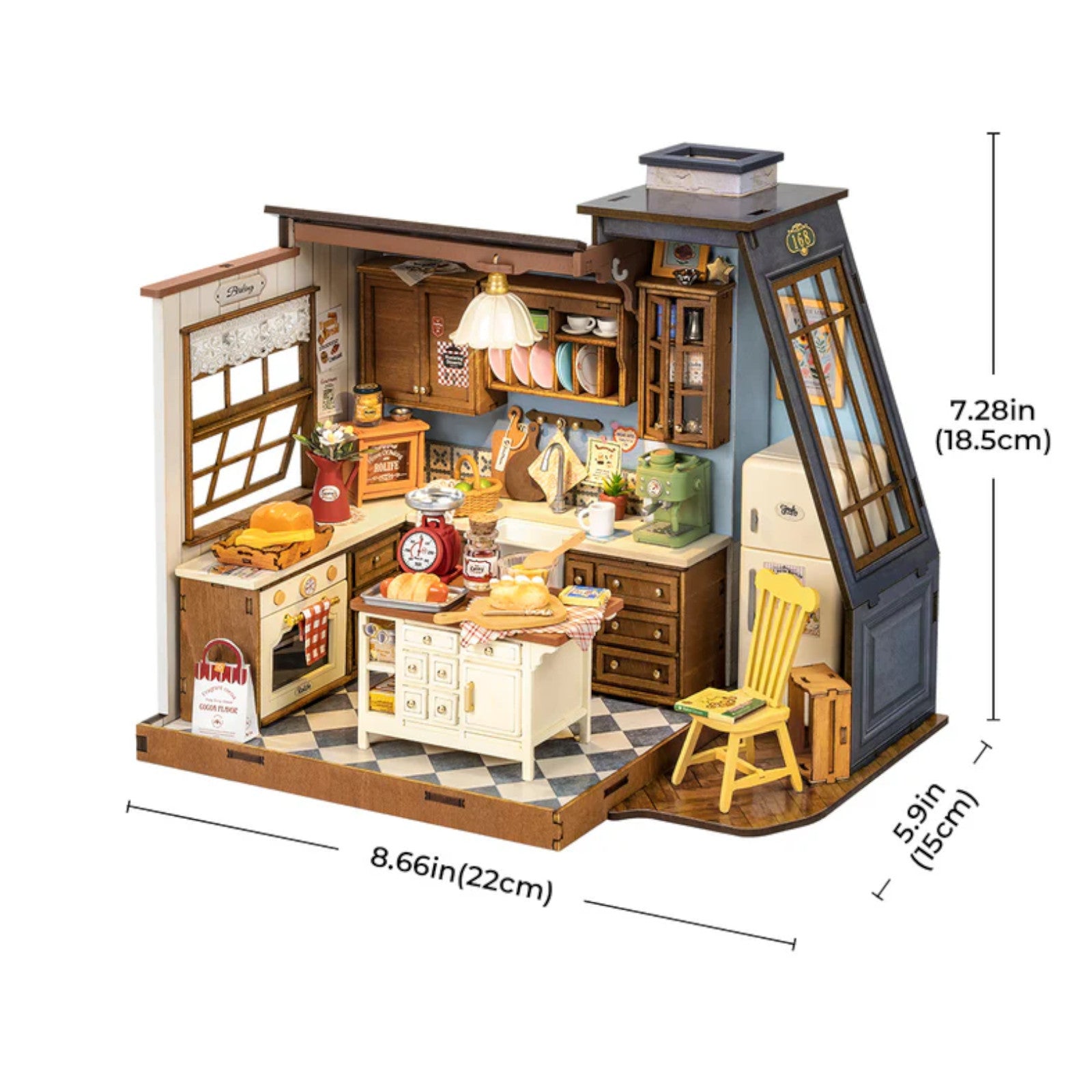 Rolife Baking Kitchen DIY Miniature House DG172 3D Puzzle Alternate 4