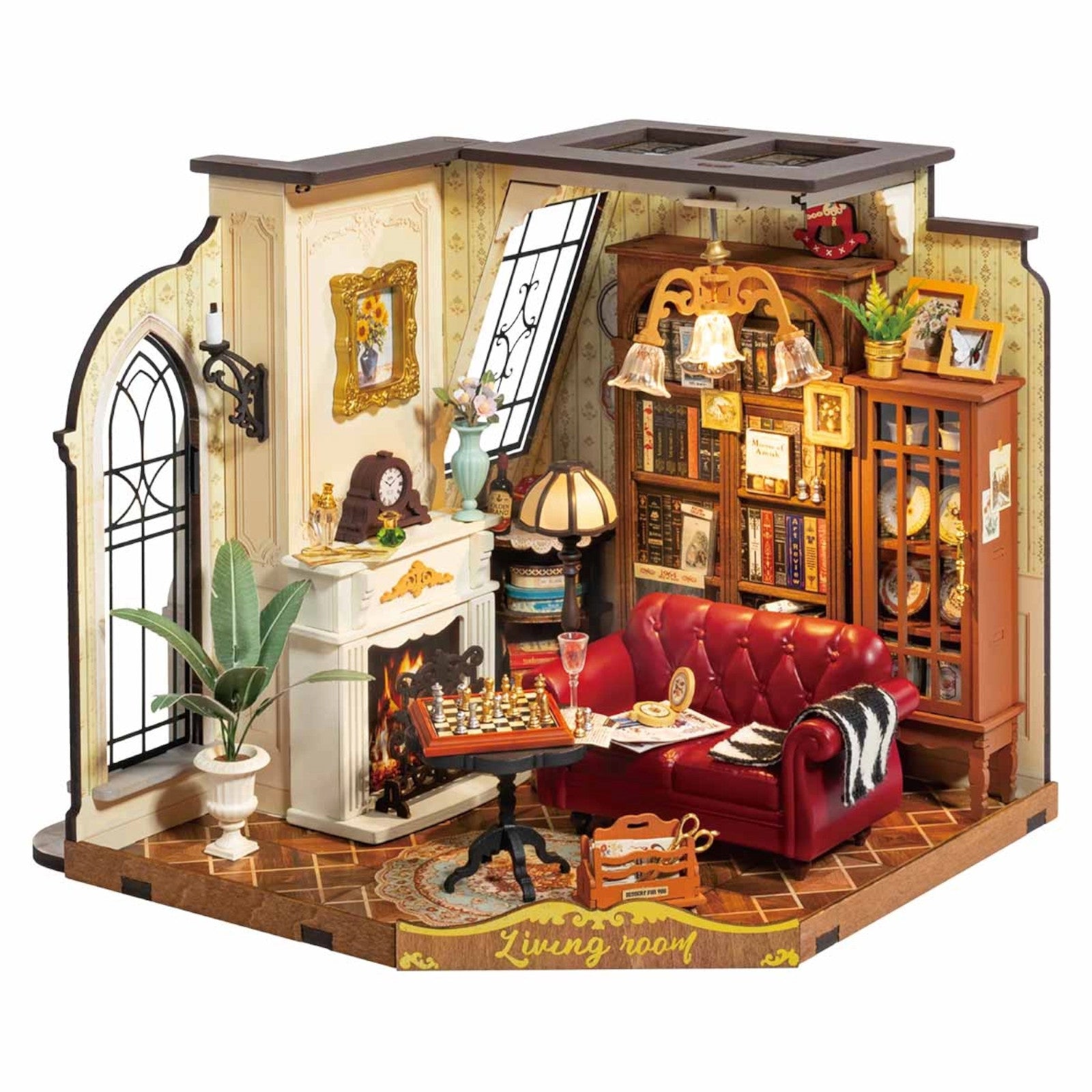 Rolife Catherine’s Living Room DIY Miniature House DG175 3D Puzzle