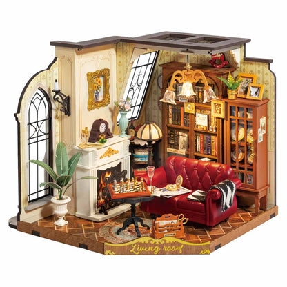 Rolife Catherine’s Living Room DIY Miniature House DG175 3D Puzzle