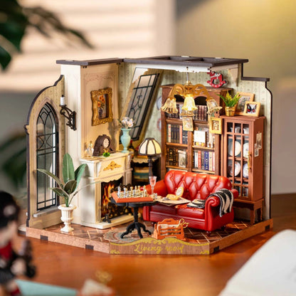 Rolife Catherine’s Living Room DIY Miniature House DG175 3D Puzzle Alternate 2