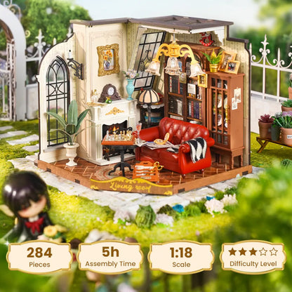 Rolife Catherine’s Living Room DIY Miniature House DG175 3D Puzzle Alternate 7
