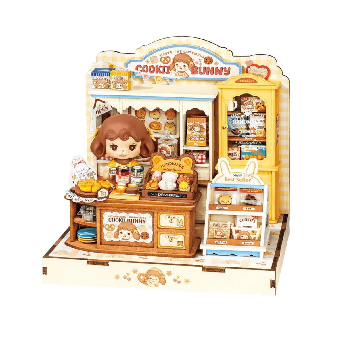Rolife Cookii Bunny's Cookie Shop DIY Miniature House DG177 3D Puzzle