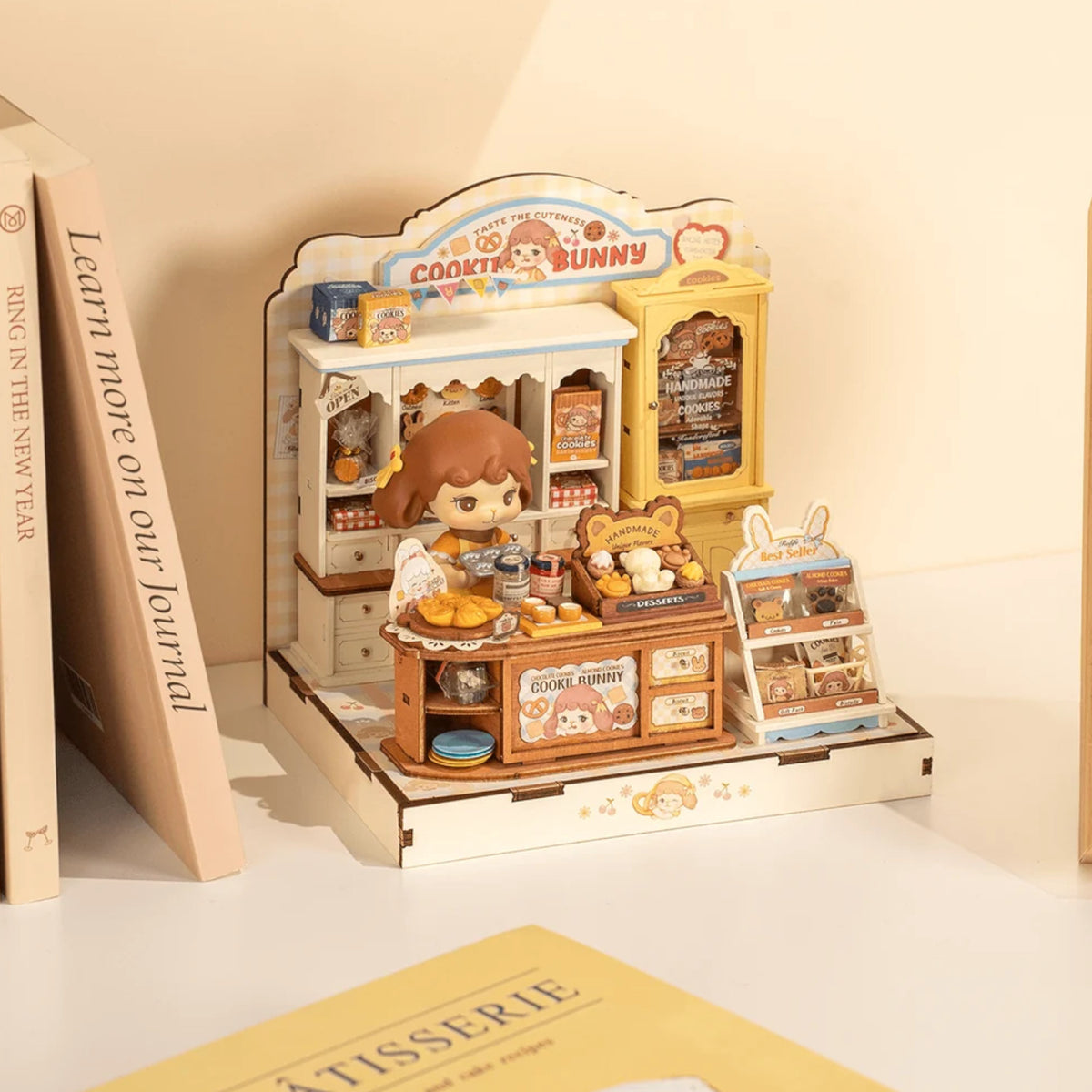 Rolife Cookii Bunny's Cookie Shop DIY Miniature House DG177 3D Puzzle Alternate 2
