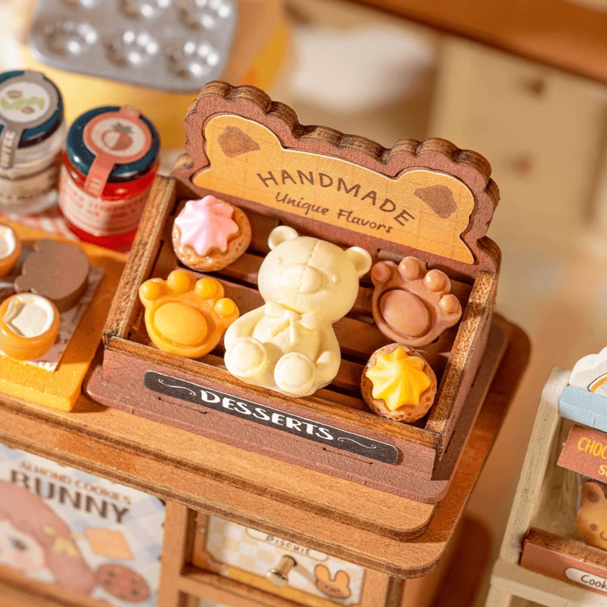 Rolife Cookii Bunny's Cookie Shop DIY Miniature House DG177 3D Puzzle Alternate 3