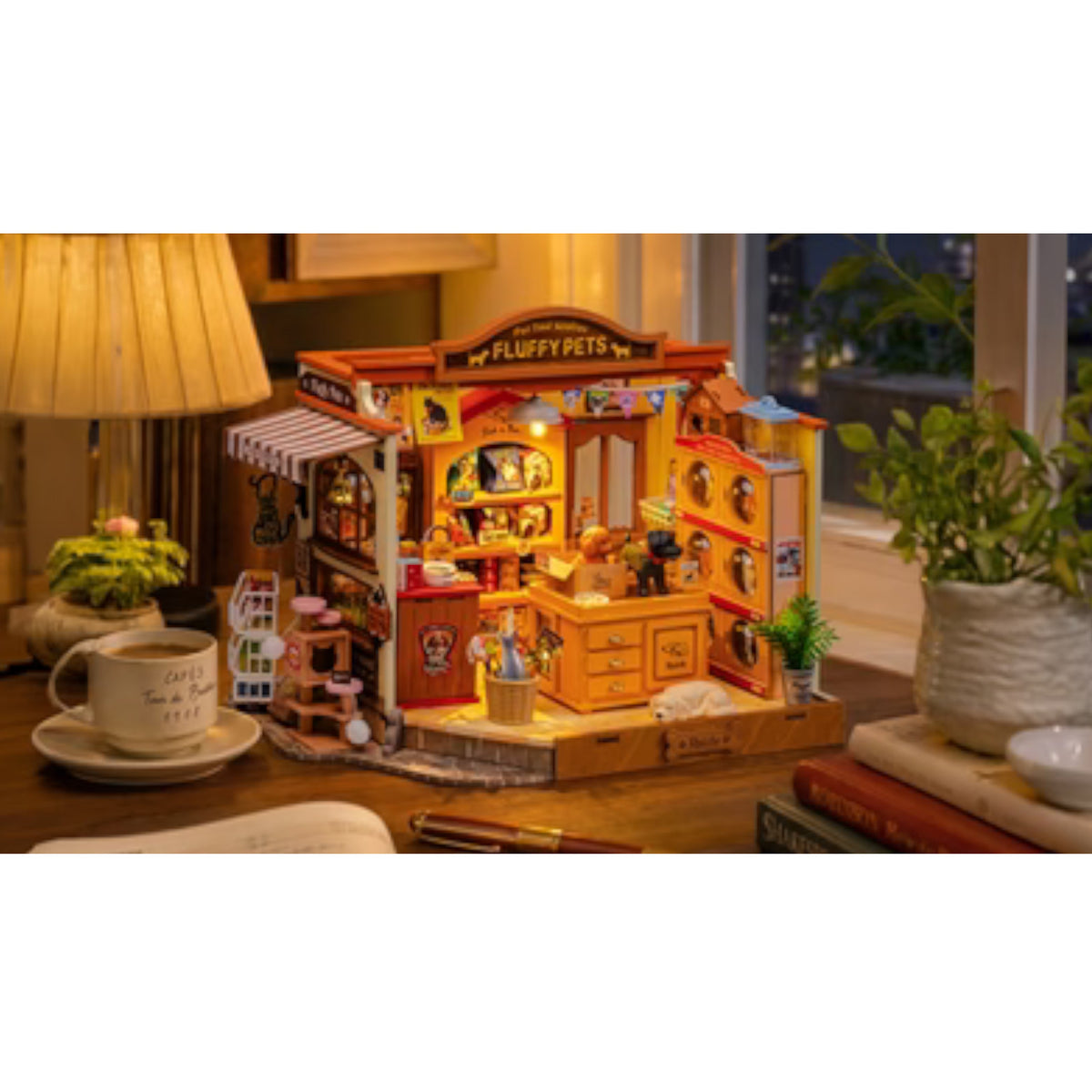 Rolife Fluffy Friends Store DIY Miniature House DG185 3D Puzzle Alternate 8