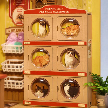 Rolife Fluffy Friends Store DIY Miniature House DG185 3D Puzzle Alternate 3