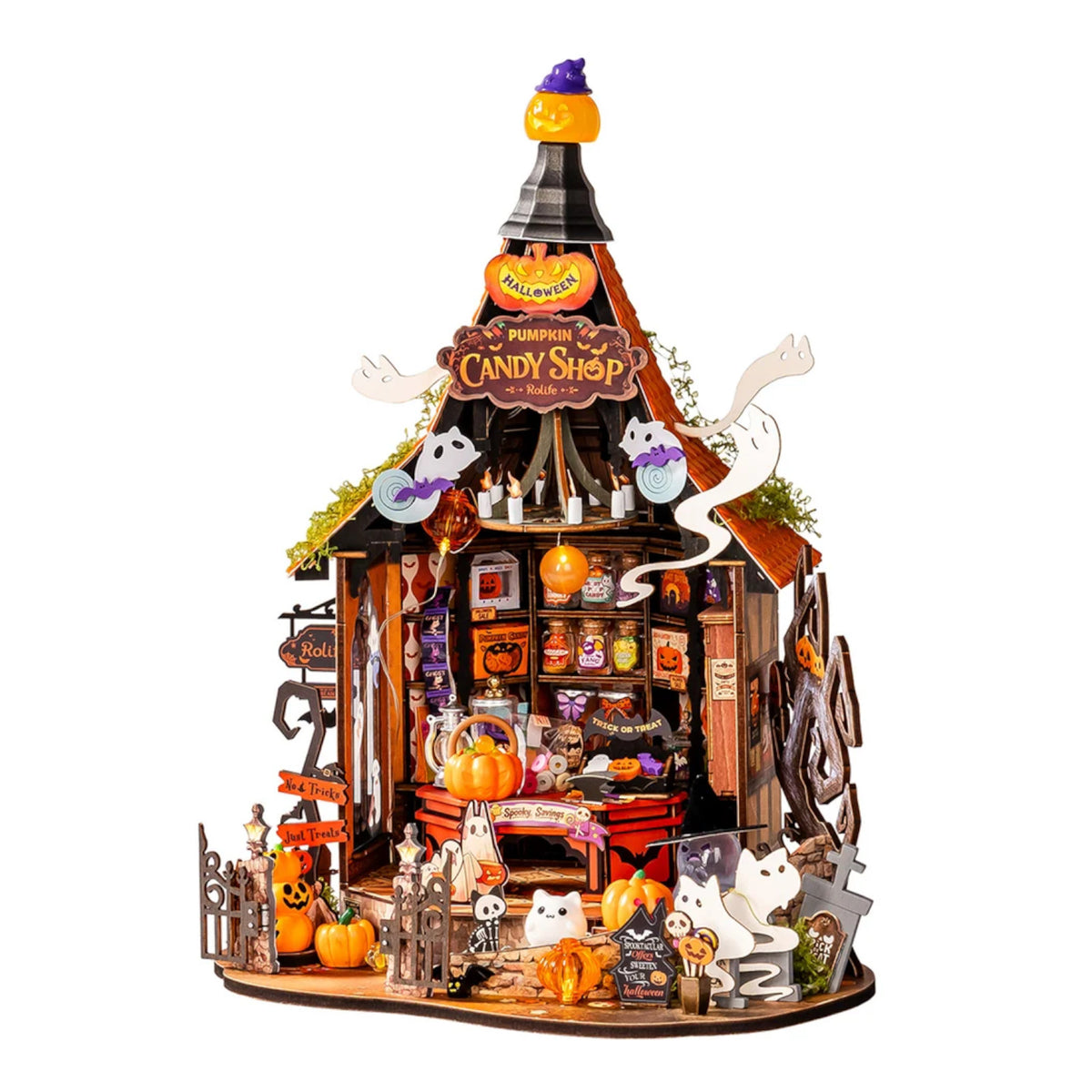Rolife Haunted Candy House DIY Miniature House DG186 3D Puzzle