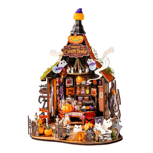 Rolife Haunted Candy House DIY Miniature House DG186 3D Puzzle