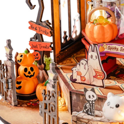 Rolife Haunted Candy House DIY Miniature House DG186 3D Puzzle Alternate 12