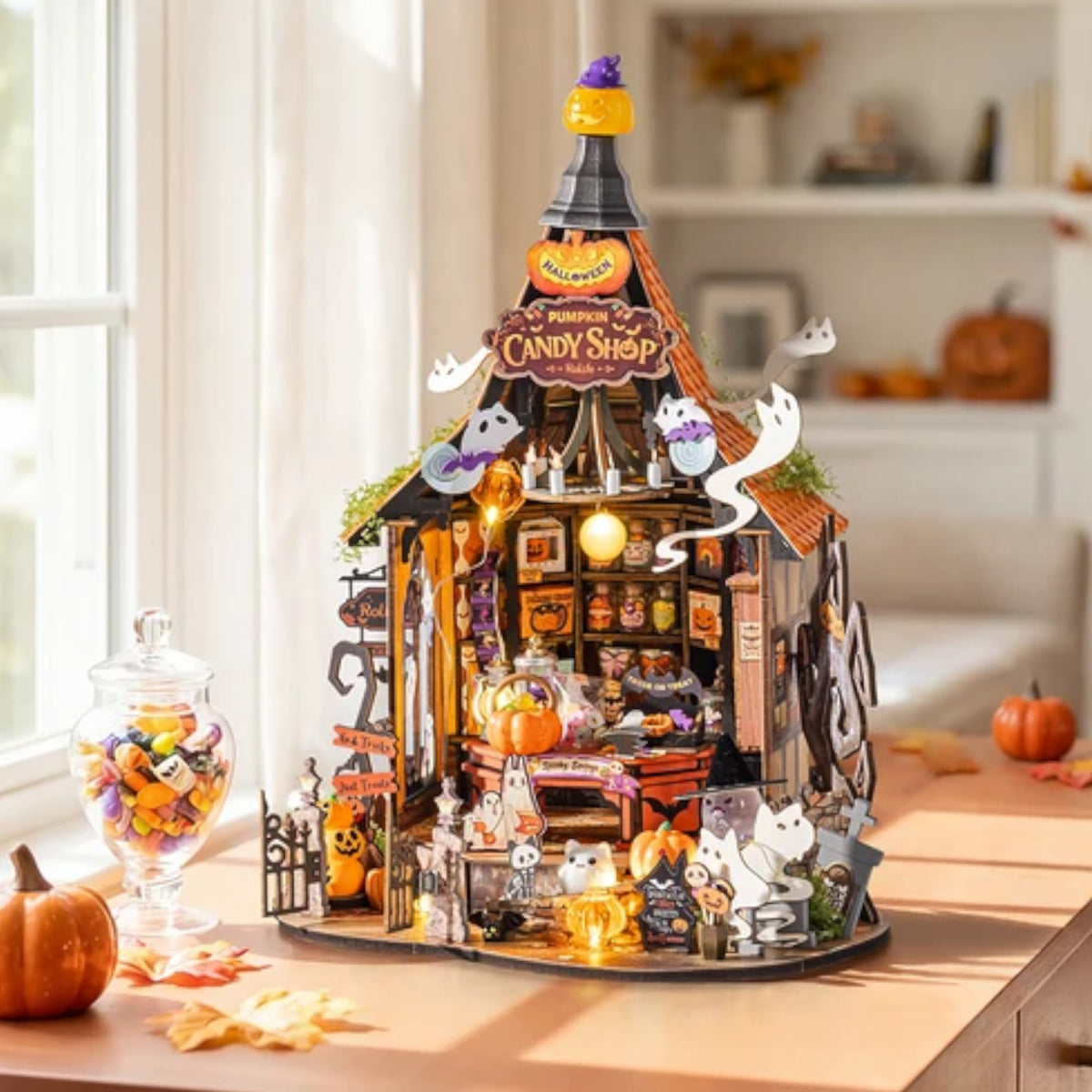 Rolife Haunted Candy House DIY Miniature House DG186 3D Puzzle Alternate 7