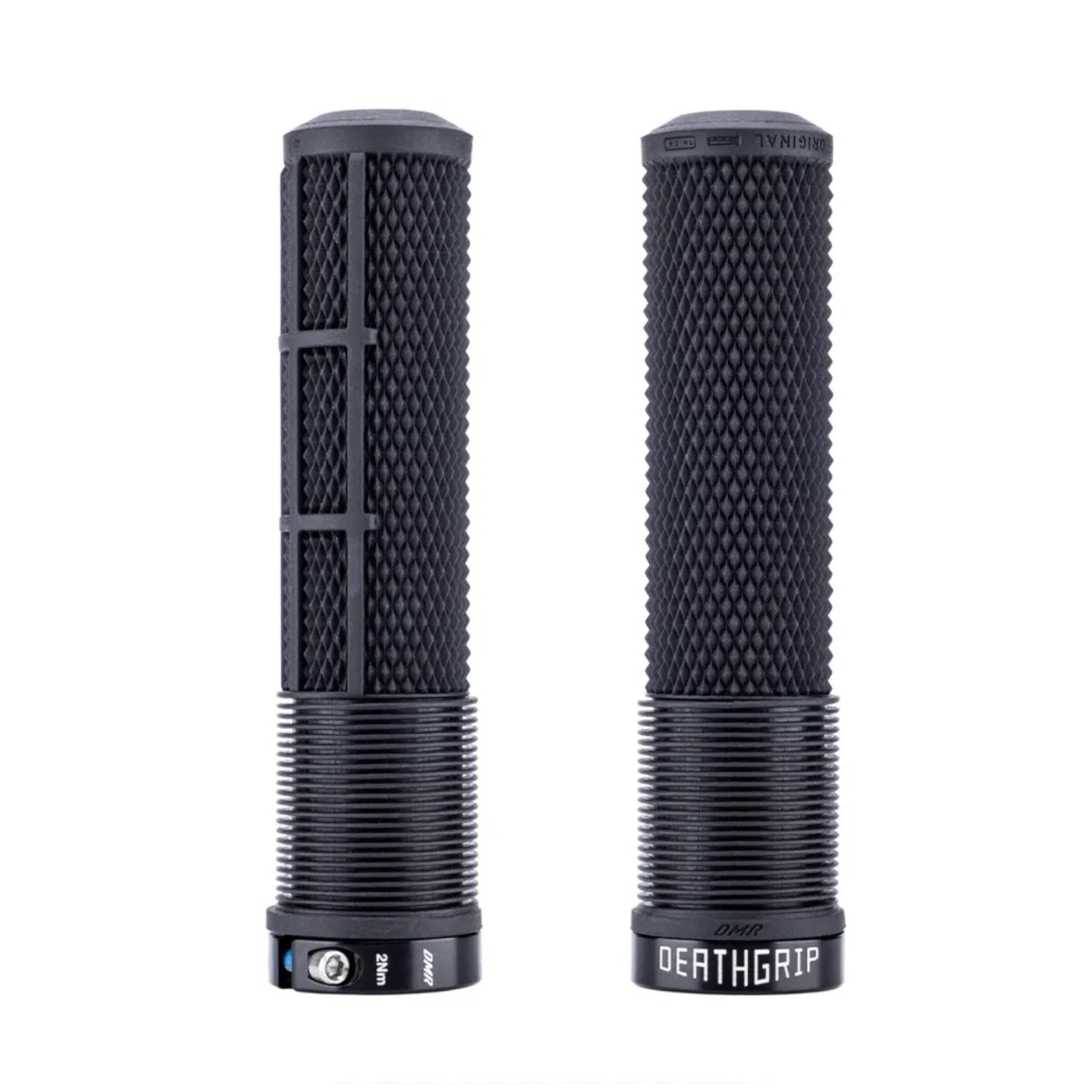 DMR DeathGrip 2 Black Thick Flangeless Bike Handlebar Grips Alternate 1