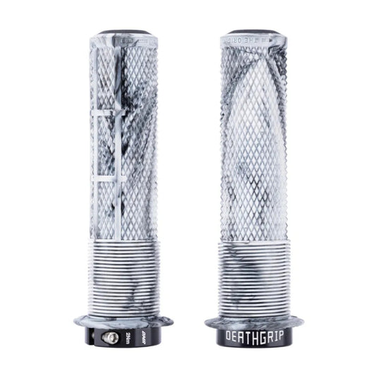 DMR DeathGrip 2 Snow Camo Thick Flanged Bike Handlebar Grips Alternate 1