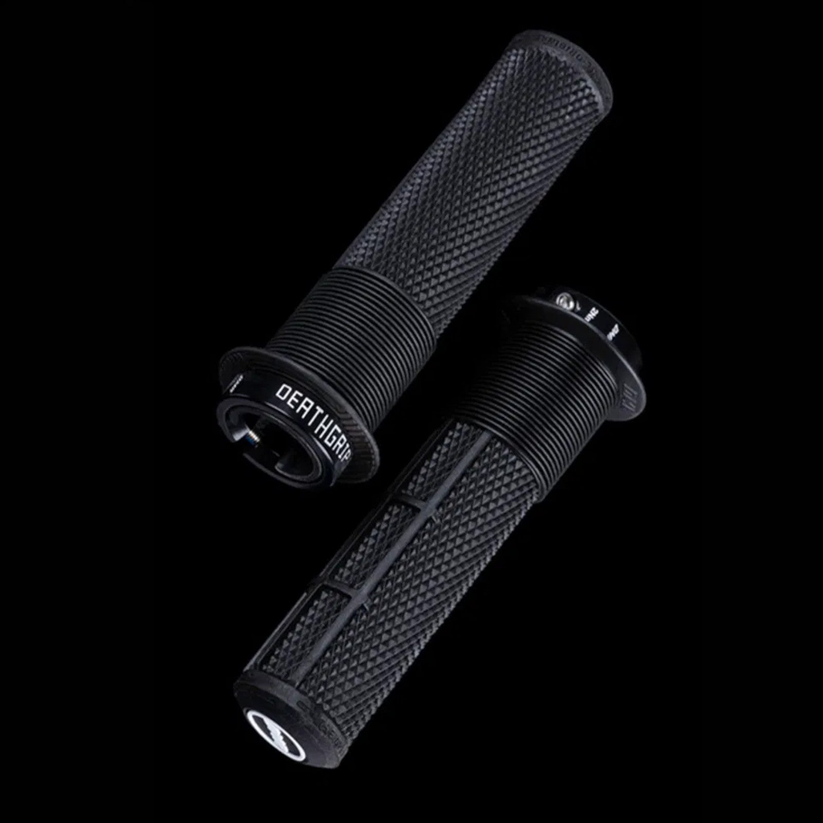 DMR DeathGrip 2 Black Thin Flanged Bike Handlebar Grips Alternate 2