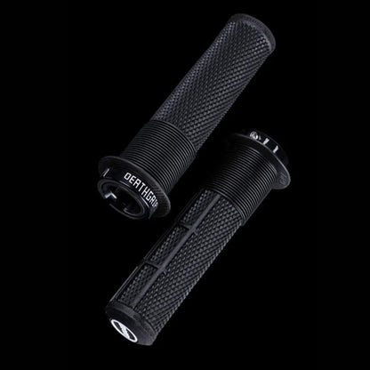 DMR DeathGrip 2 Black Thin Flanged Bike Handlebar Grips Alternate 2