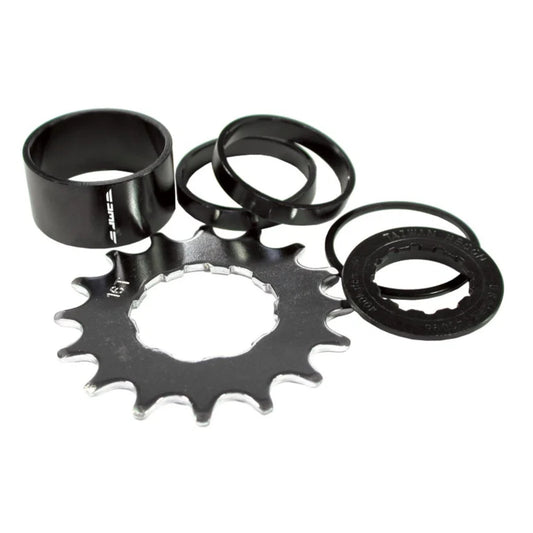 DMR Single Speed Spacer Kit with 16t Cog Bike Single Speed Cassette Cog