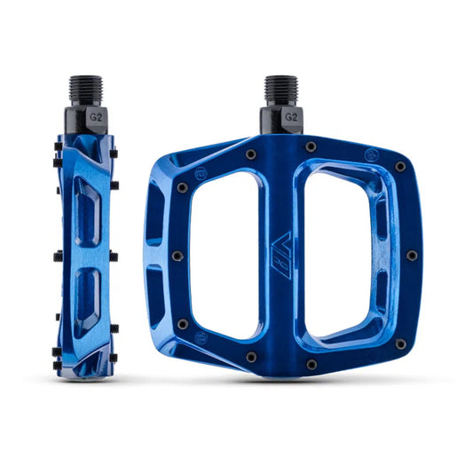 DMR V8 Electric Blue 9/16 Inch Platform Bike Pedals