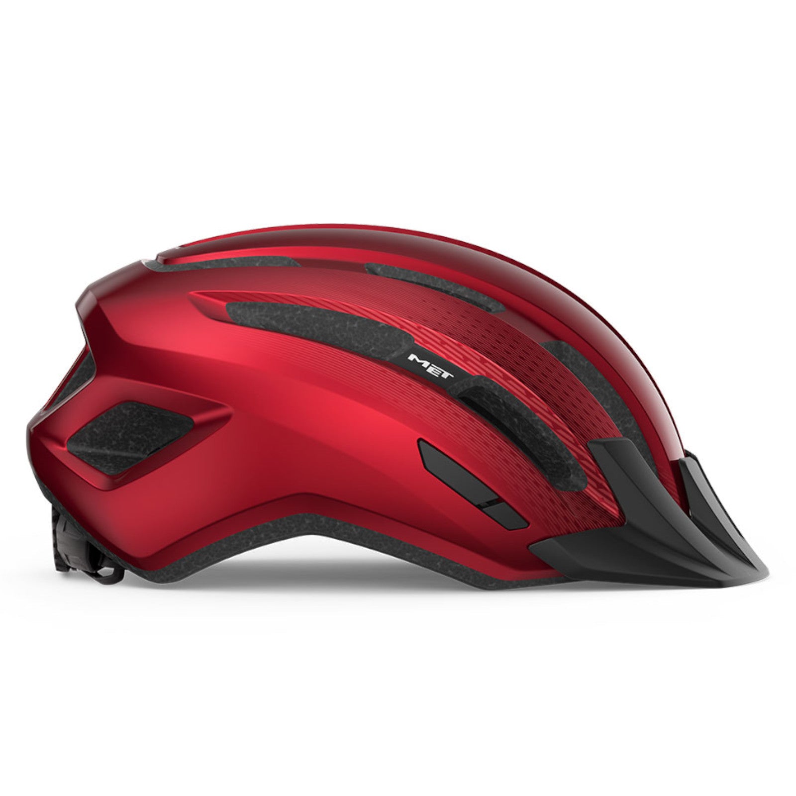 MET Downtown Red 52-58cm Cycling Helmet Alternate 1