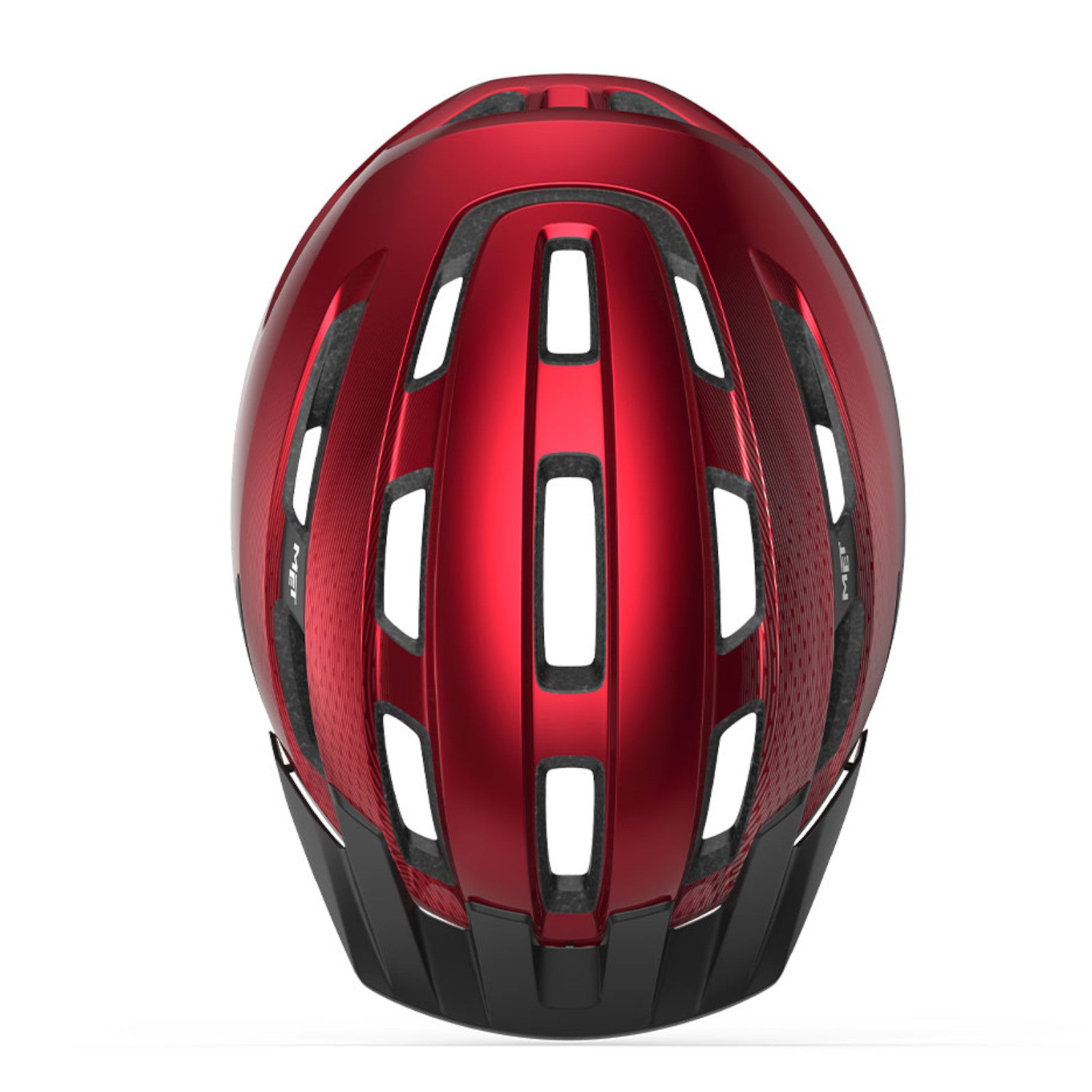 MET Downtown Red 52-58cm Cycling Helmet Alternate 3