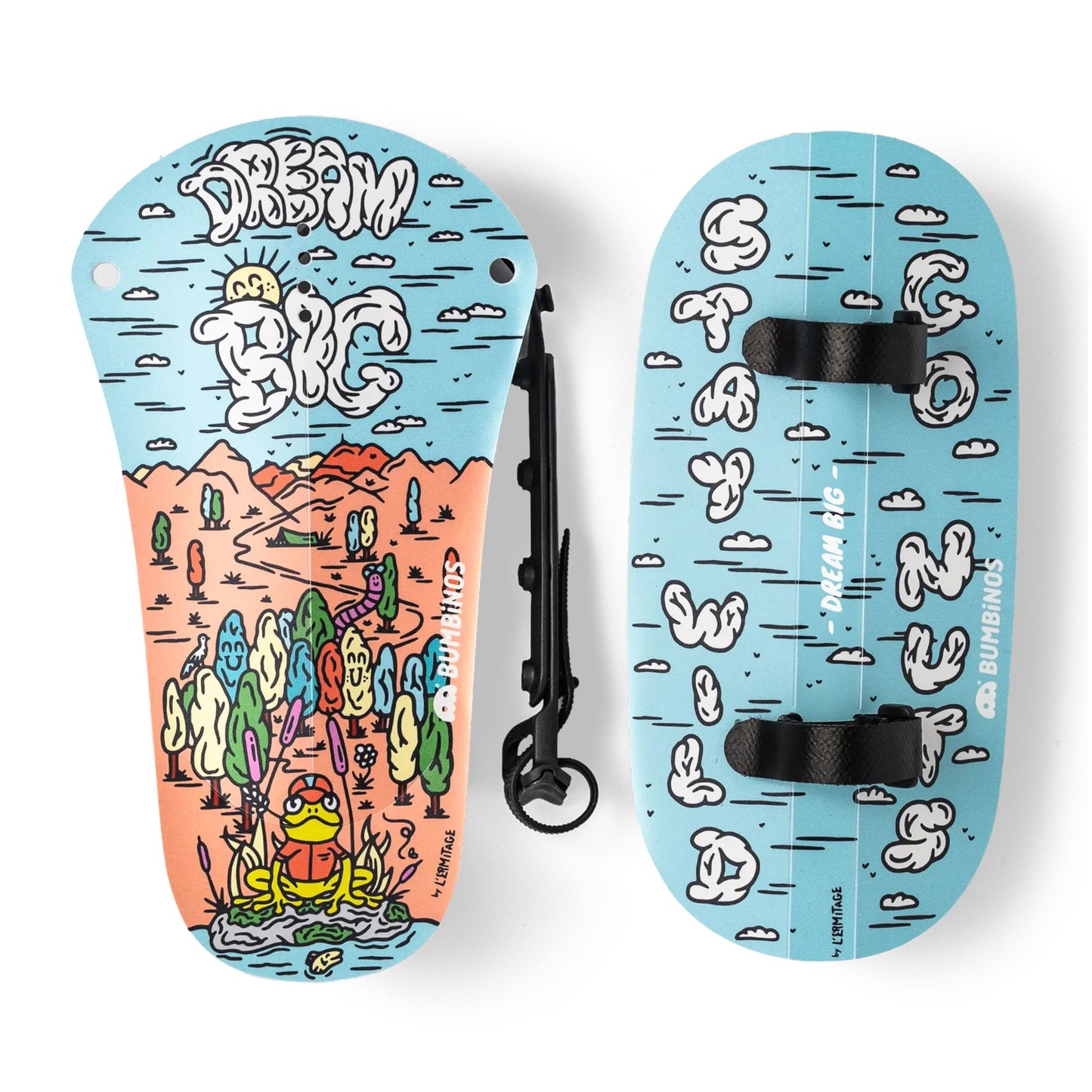Bumbinos Splash Pack Dream Big Clip On Kid's Bike Mudguard Set