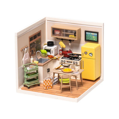 Rolife Happy Meals Kitchen Super Creator DIY Miniature House DW008 3D Puzzle
