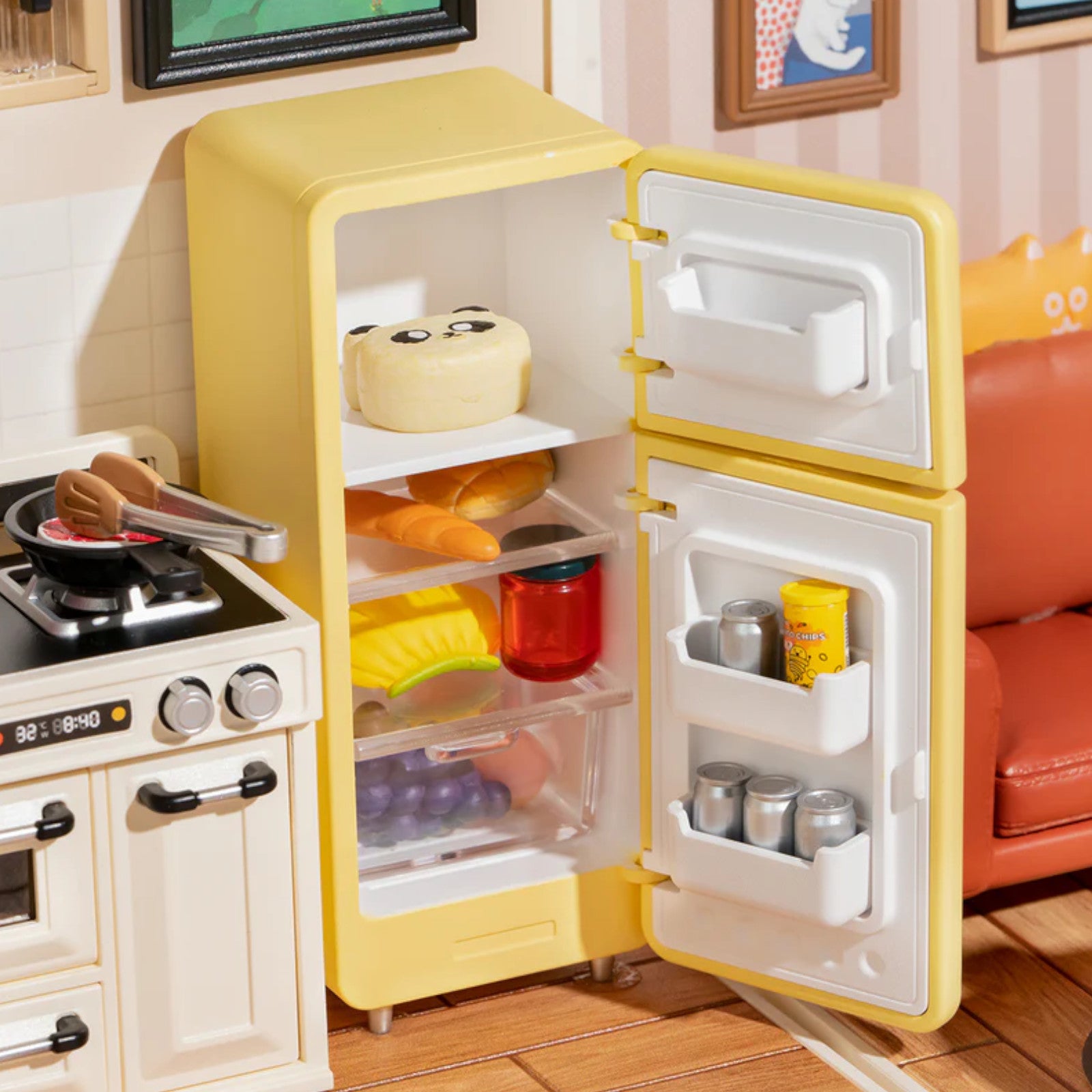 Rolife Happy Meals Kitchen Super Creator DIY Miniature House DW008 3D Puzzle Alternate 3