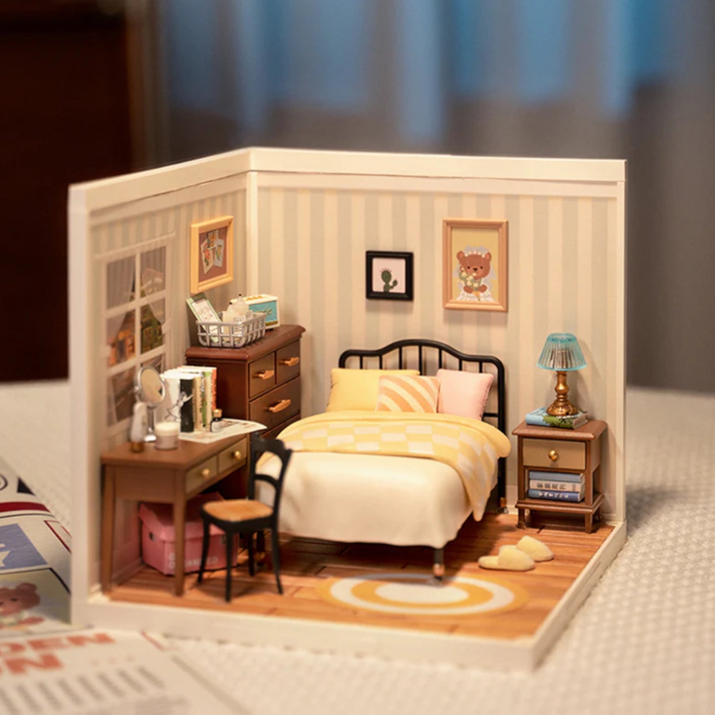 Rolife Sweet Dream Bedroom Super Creator DIY Miniature House DW009 3D Puzzle Alternate 2