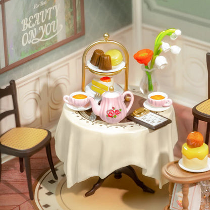 Rolife Sweet Sips Tea Super Creator DIY Miniature House DW011 3D Puzzle Alternate 2