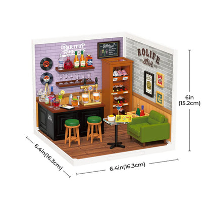 Rolife Leisurely Cheers Bar Super Creator DIY Miniature House DW012 3D Puzzle Alternate 4
