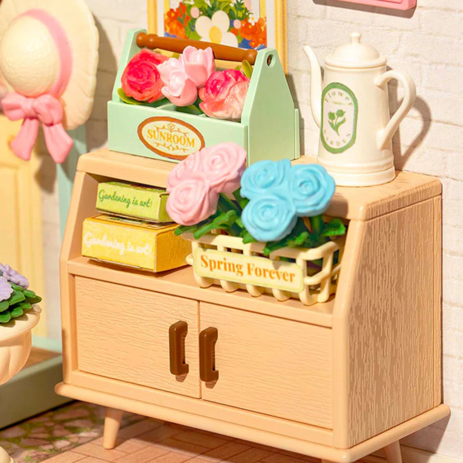 Rolife Blooming Tea Garden Super Creator DIY Miniature House DW013B 3D Puzzle Alternate 3