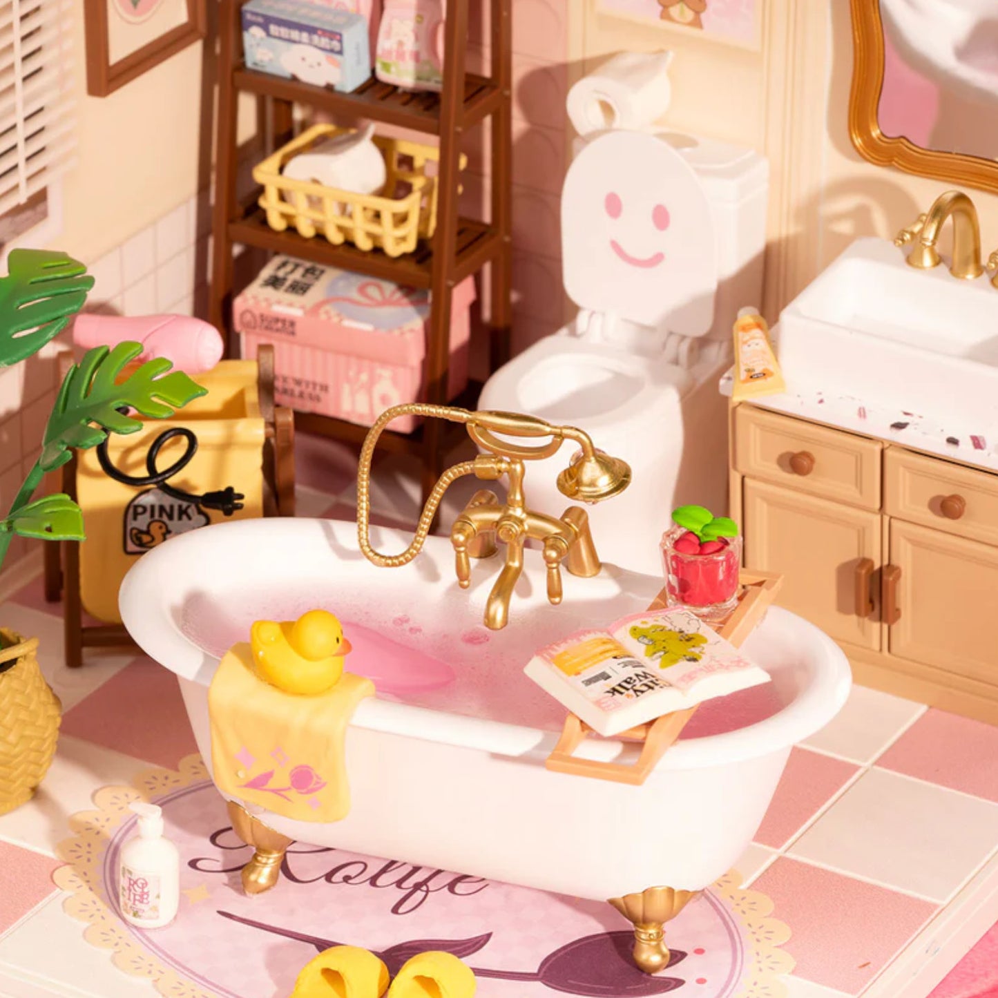 Rolife Pop Bubble Bathroom Super Creator DIY Miniature House DW014B 3D Puzzle Alternate 3