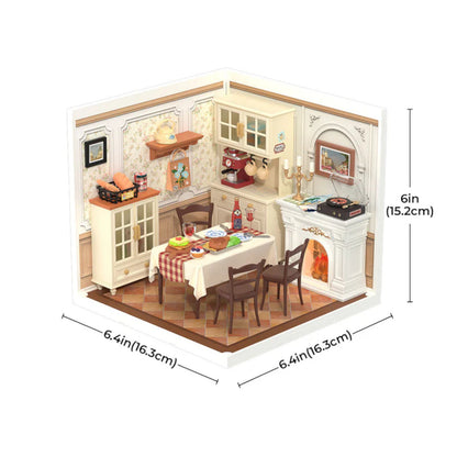 Rolife Warm Dining Room Super Creator DIY Miniature House DW015B 3D Puzzle Alternate 3
