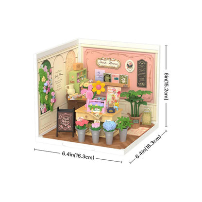 Rolife Fresh Flower Shop Super Creator DIY Miniature House DW017B 3D Puzzle Alternate 4