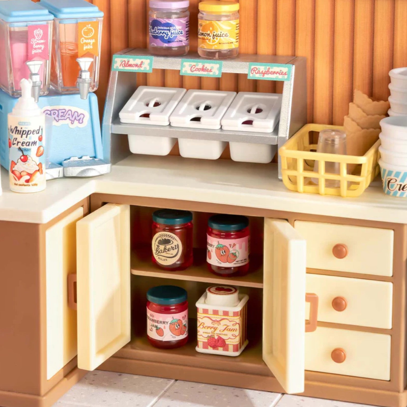 Rolife Flavorful Ice Cream Super Creator DIY Miniature House DW018B 3D Puzzle Alternate 2