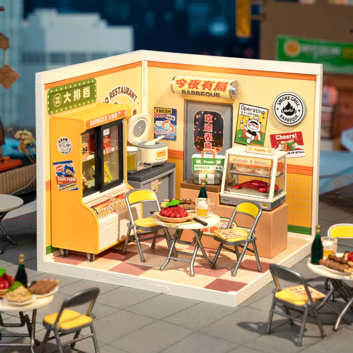 Rolife Night Out Food Stall DIY 3D Puzzle DW022 Alternate 3