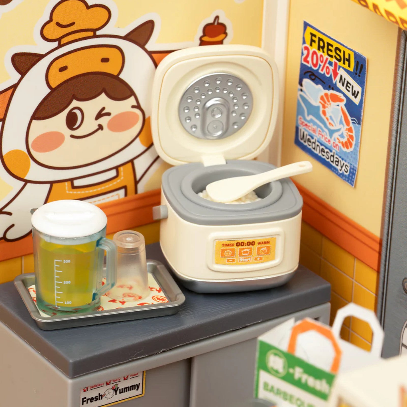 Rolife Night Out Food Stall DIY 3D Puzzle DW022 Alternate 5