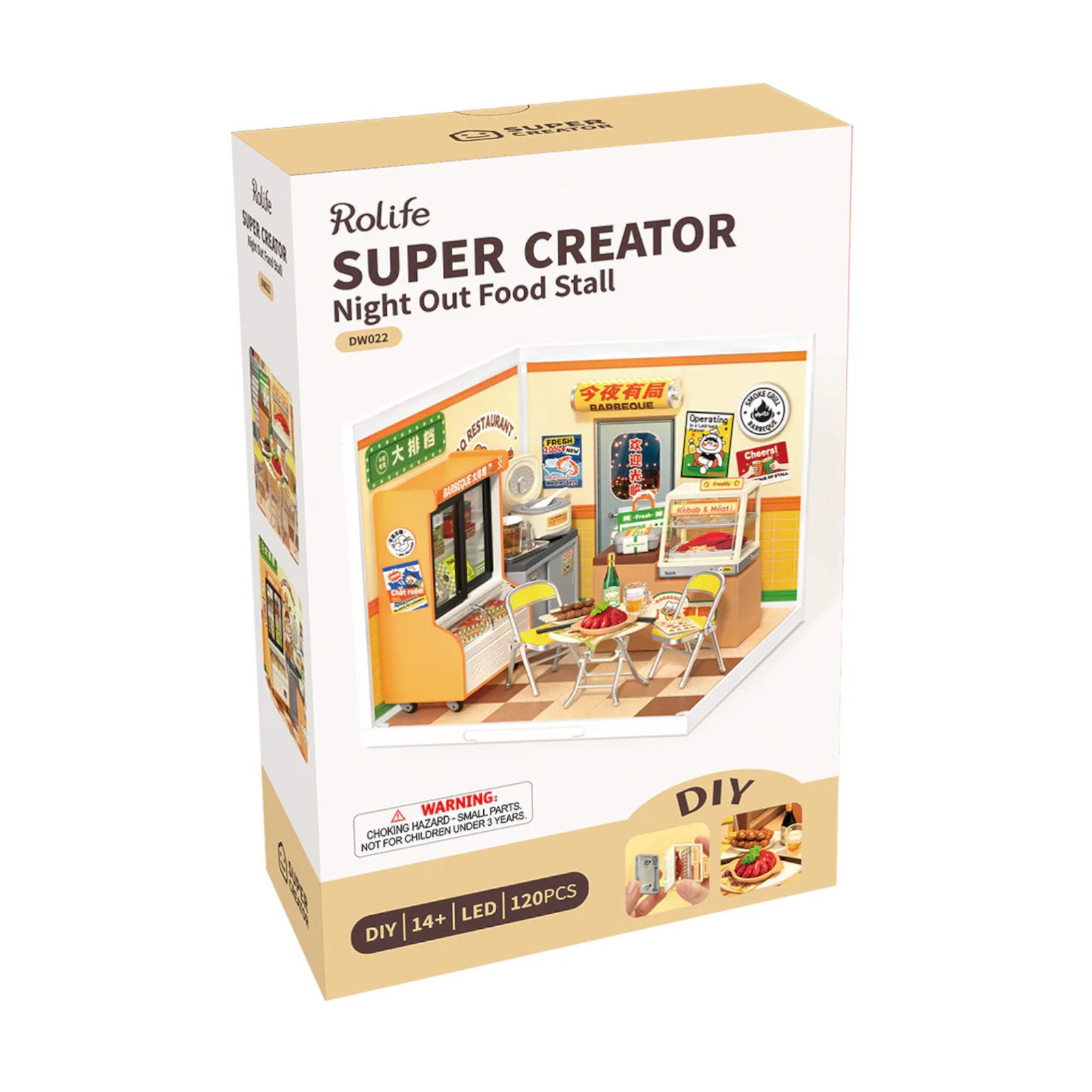 Rolife Night Out Food Stall DIY 3D Puzzle DW022 Alternate 1