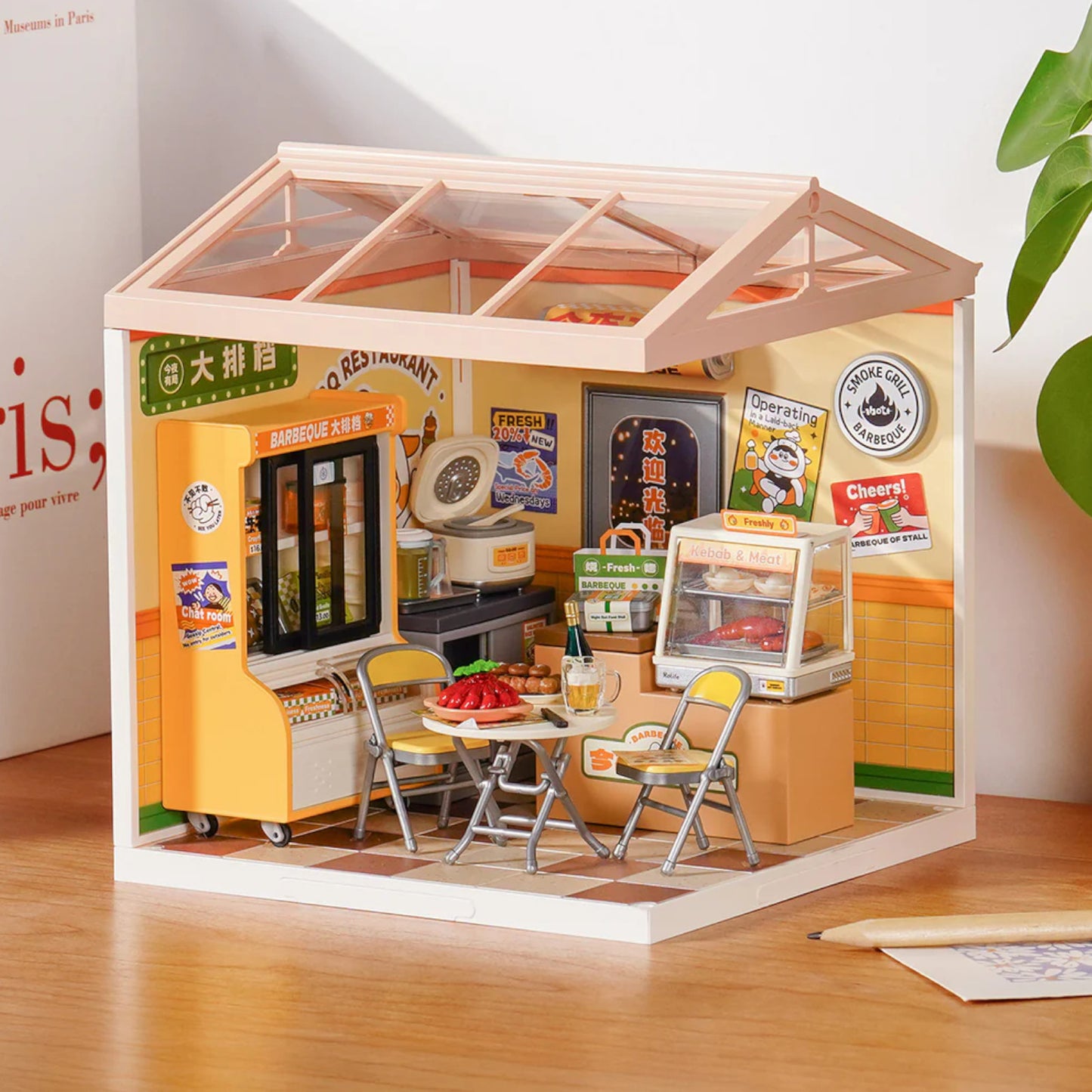 Rolife Night Out Food Stall DIY 3D Puzzle DW022 Alternate 2