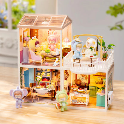 Rolife Holiday Tea Time DIY Miniature House 3D Puzzle DW023 Alternate 6
