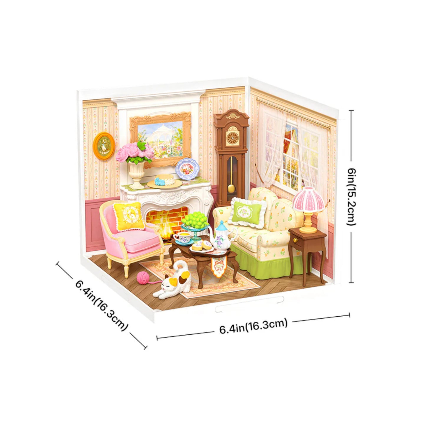 Rolife Holiday Tea Time DIY Miniature House 3D Puzzle DW023 Alternate 7