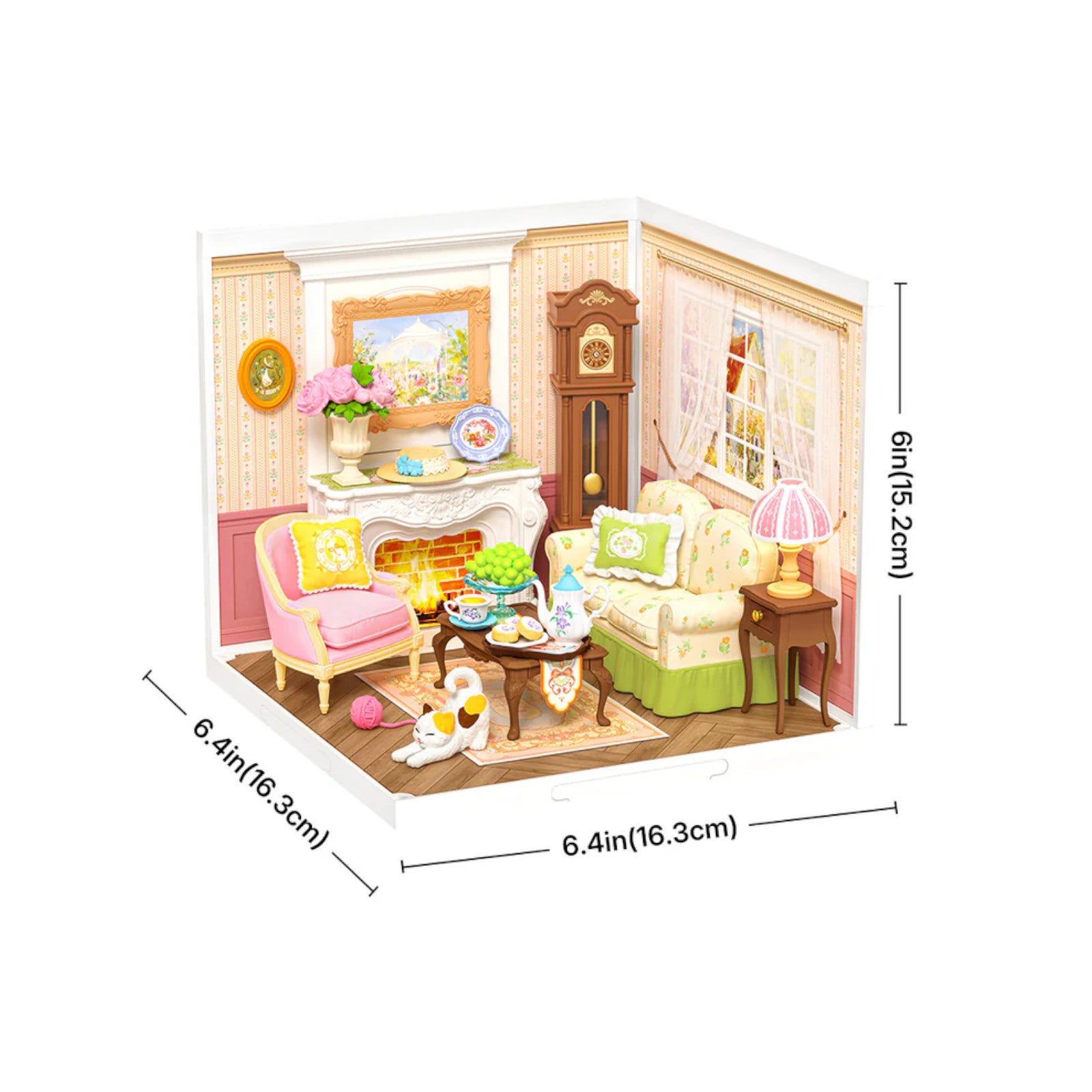 Rolife Holiday Tea Time DIY Miniature House 3D Puzzle DW023 Alternate 7
